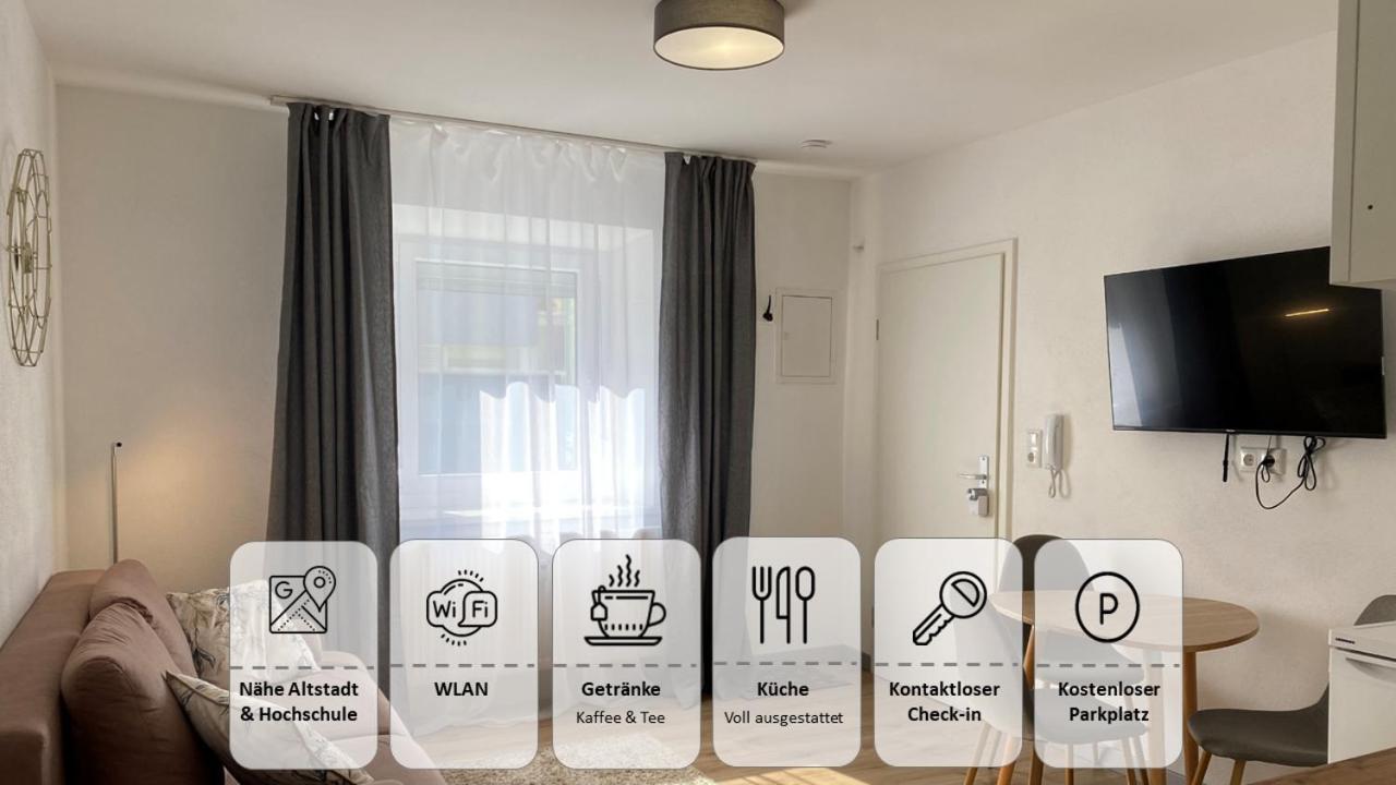 Modernes Apartment - Zentrale Lage - Kostenloses Parken Amberg Ngoại thất bức ảnh